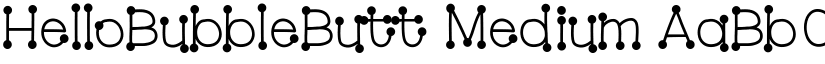 HelloBubbleButt font download