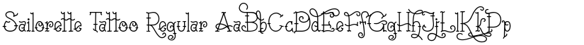 Sailorette Tattoo font download