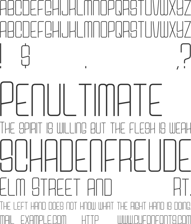 Carson Sans font preview