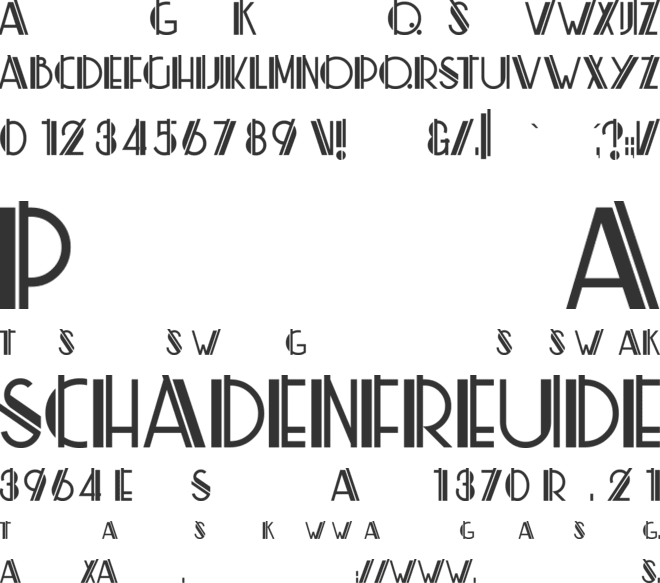 ML ZigZag KK font preview