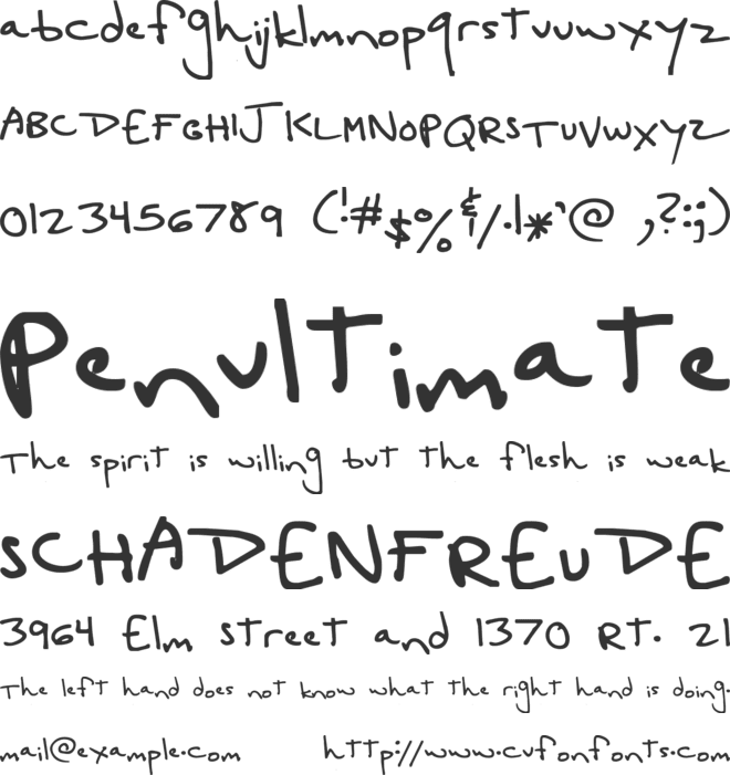 Lucy Goosey Black font preview