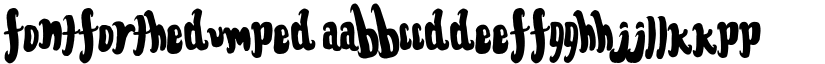 FontForTheDumped font
