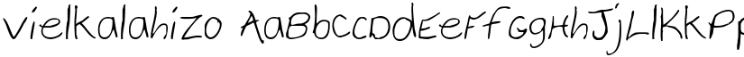 vielkalahizo font