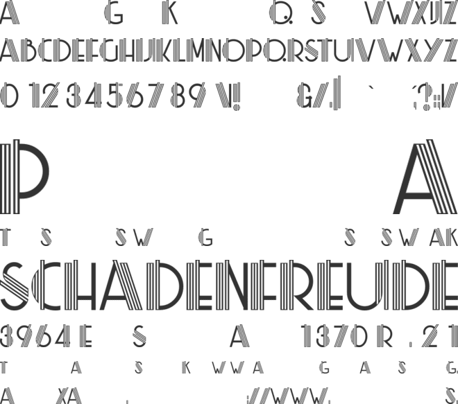 ML Rainbow KK font preview