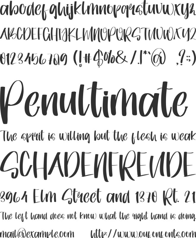 Sometime font preview