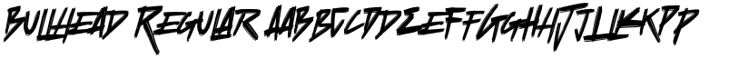 Bullhead Regular font