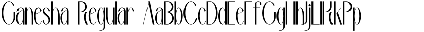 Ganesha Regular font