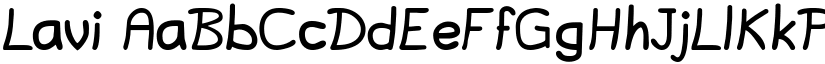 Lavi font