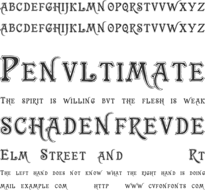 TrashBarusa font preview