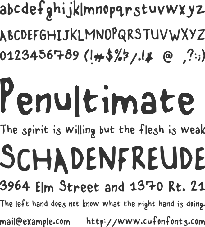 Karz 001 font preview