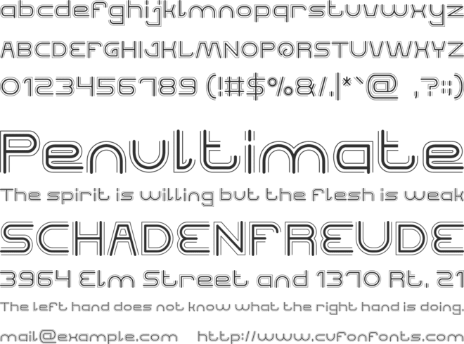 QUALIFIED GOOD font preview