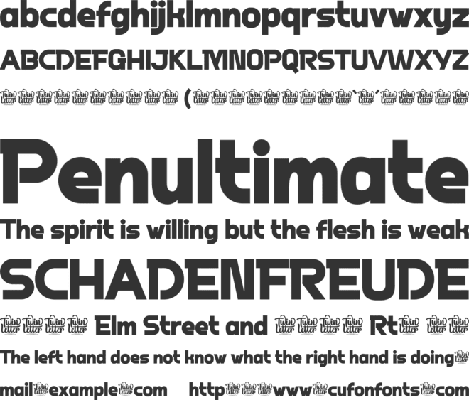 EFRIDA font preview