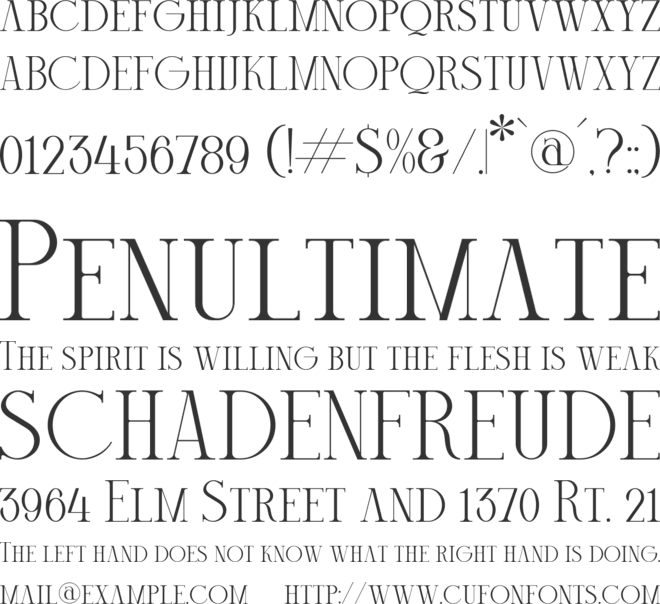 mechago font preview