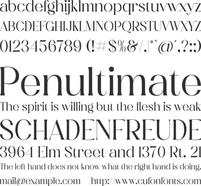 Masvis font preview