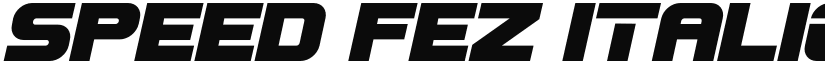 SPEED FEZ font download