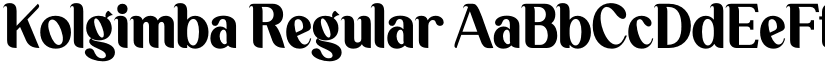 Kolgimba Regular font