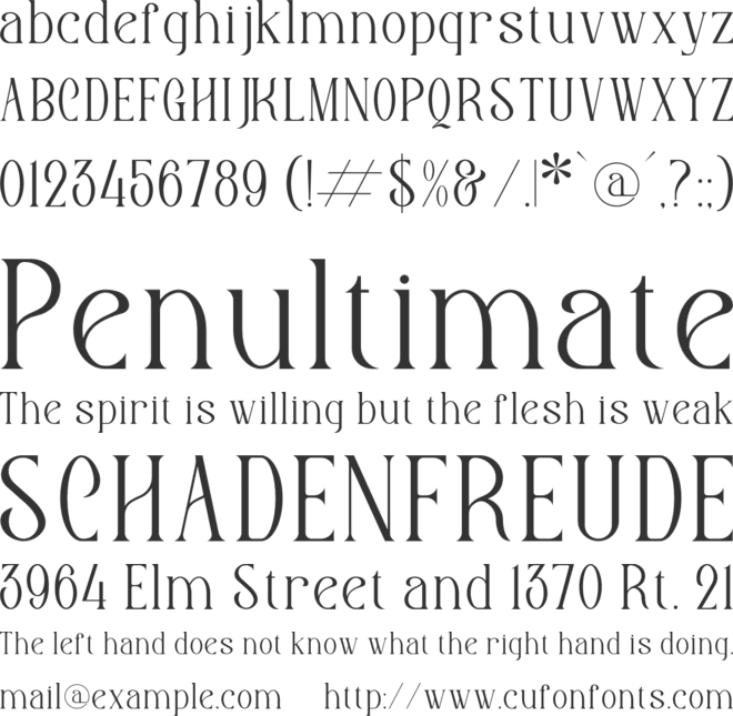 Koaliba font preview