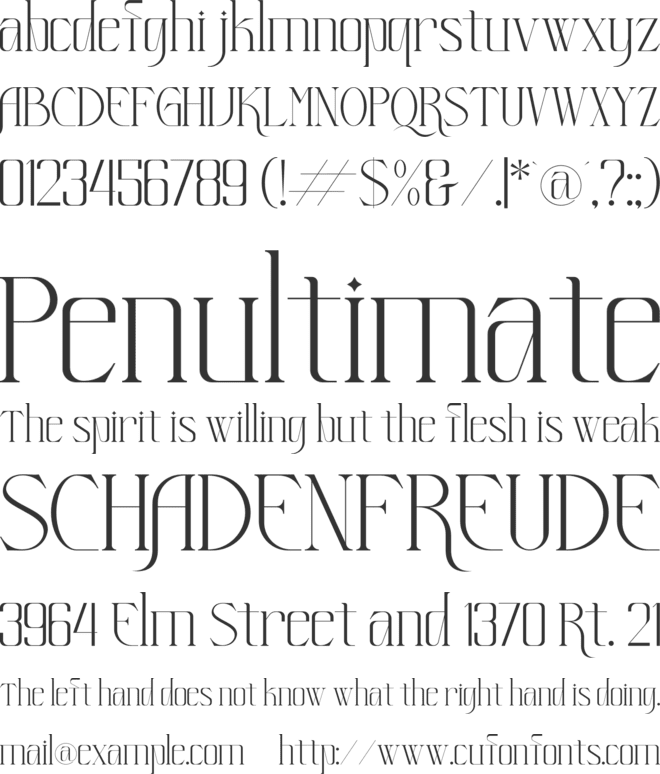 Histeria font preview