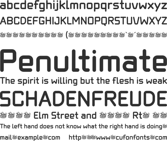 Sogeh font preview