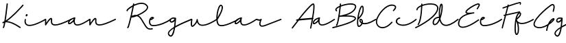 Kinan Regular font