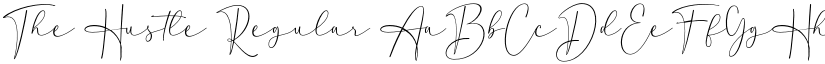 The Hustle Regular font