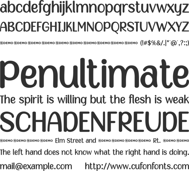 Snappy Dresser font preview