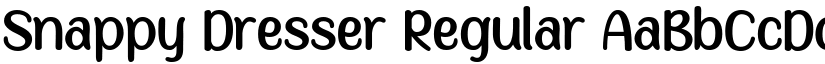 Snappy Dresser Regular font