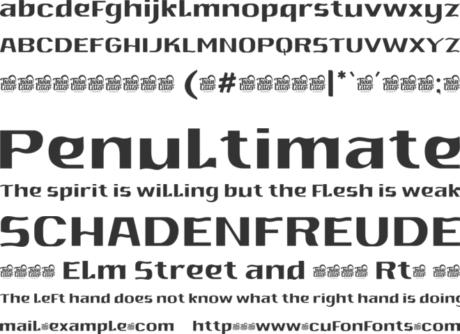 Begawan font preview