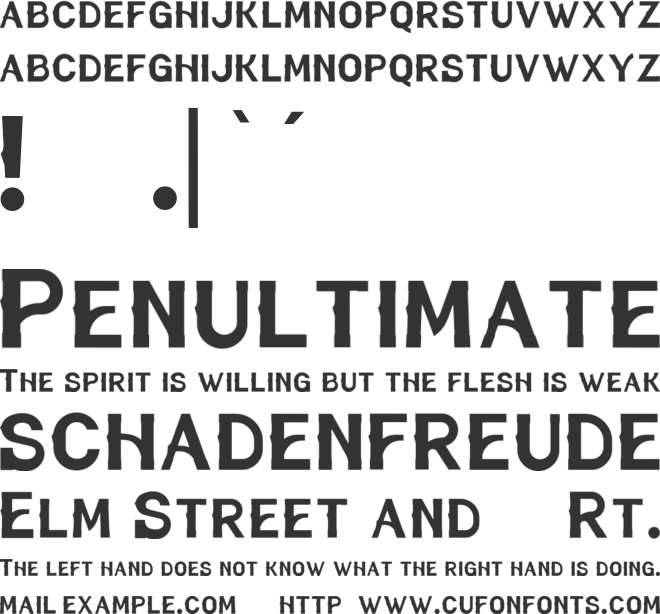 Ketoprak font preview