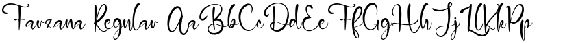 Farzana Regular font