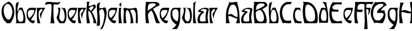 OberTuerkheim Regular font