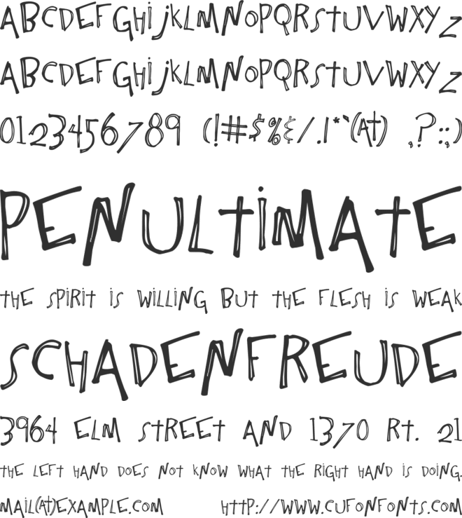 One Constant font preview