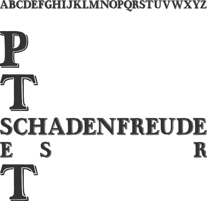 Ottanio Shaded DEMO font preview