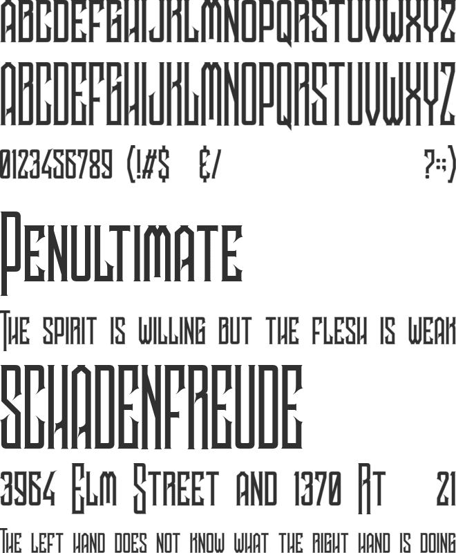 Noggovoso Personal Use font preview