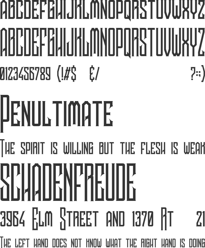 Noggovoso Personal Use font preview