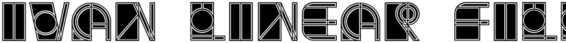 Ivan Linear Filled Regular font