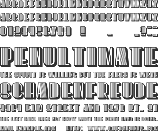 However font preview