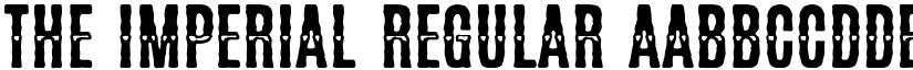 The Imperial Regular font