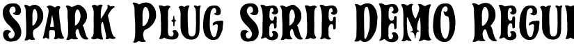 Spark Plug Serif DEMO font download