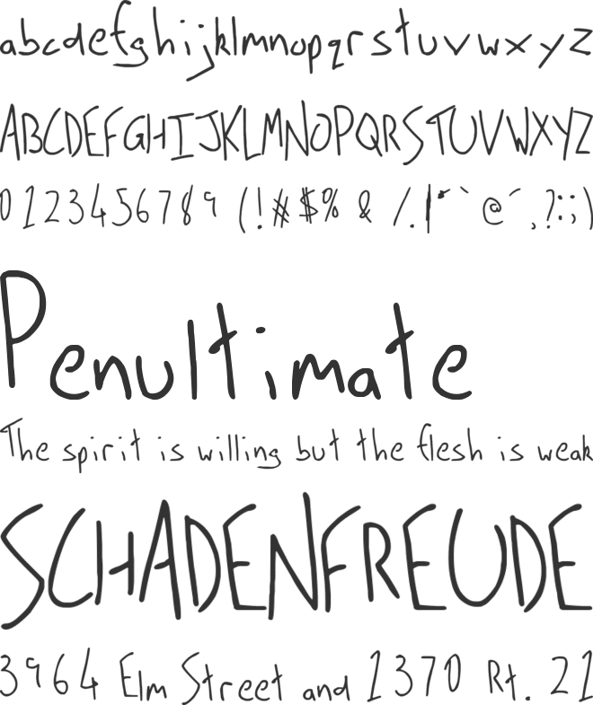 Sign Me Tarnias font preview