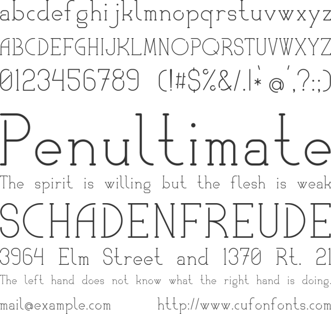 KlubKatz font preview