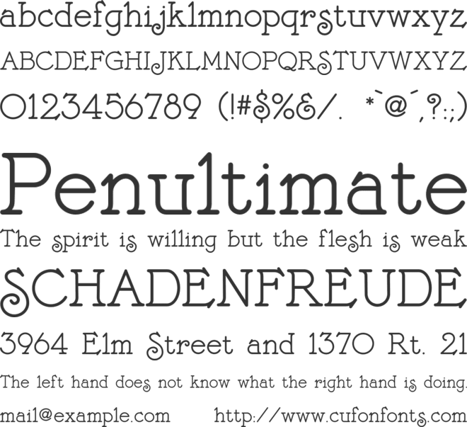BonteDivine font preview
