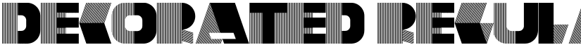 DecoRated Regular font