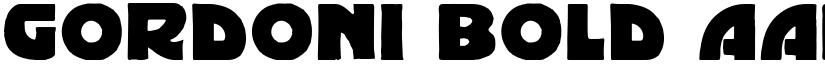 Gordoni Bold font