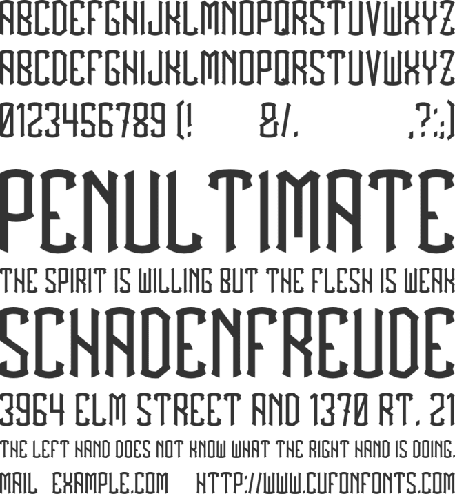 BlackDrops font preview
