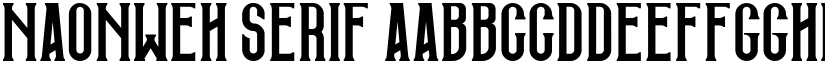 Naonweh Serif font