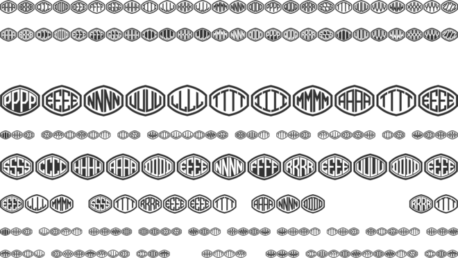 Monogramus font preview