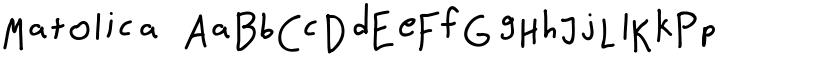 Matolica font download