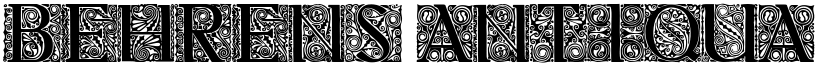 Behrens Antiqua Initialen Regular font