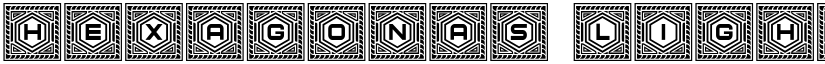 Hexagonas Light Regular font